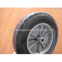 8x1.75 Inches Solid Rubber Wheel With Plastic Rim